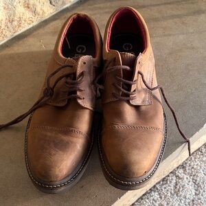 GBX Tan Leather Men's Oxfords